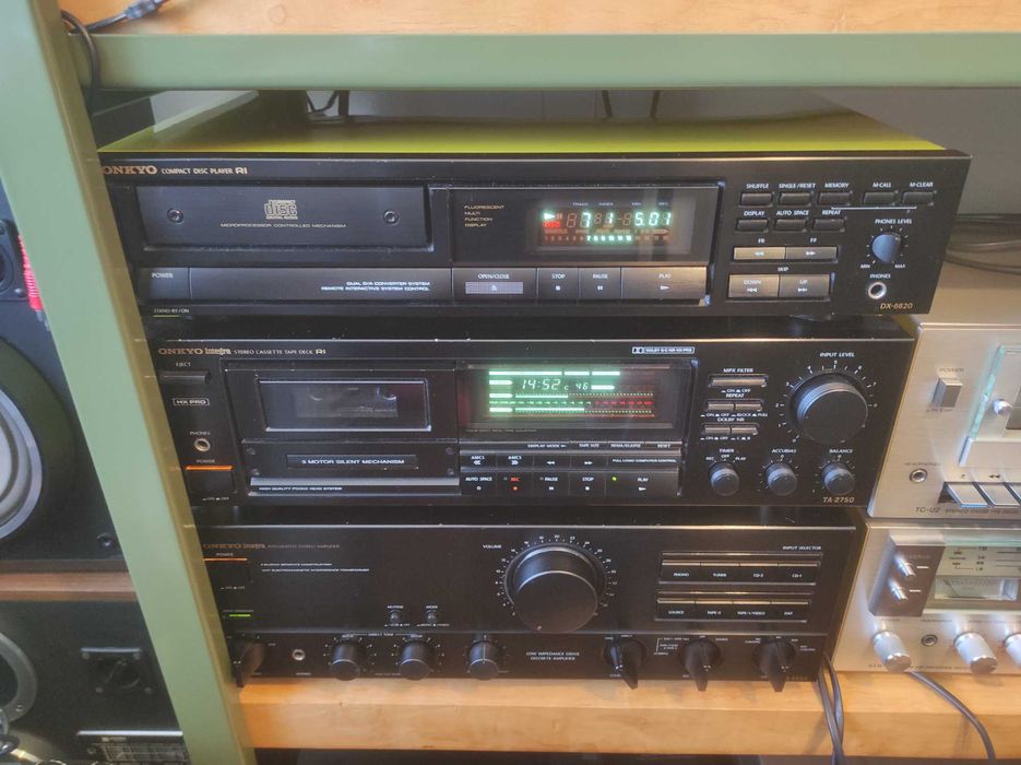 Wieża Onkyo Integra A-8650/ ta-2750/ CD dx -6620