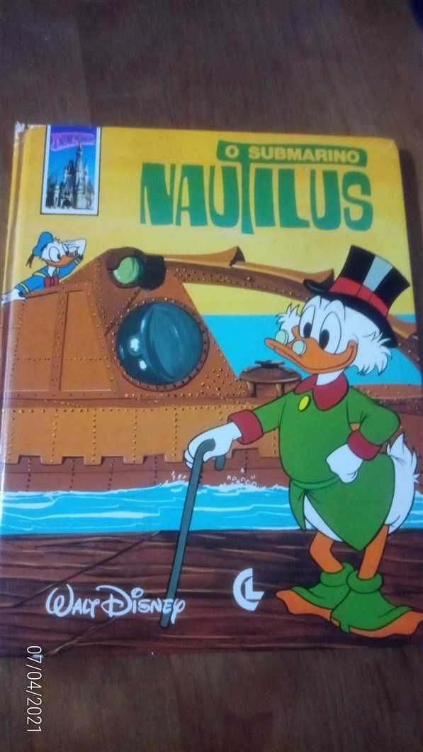 Walt Disney - Submarino Nautilus - coleção disneylândia 1979