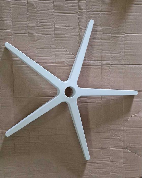 Podstawa do fotela biurowego tworzywo biała 680mm