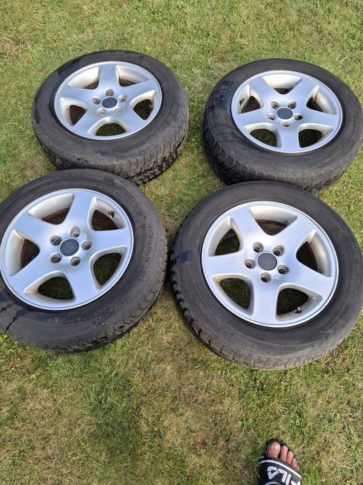 Felgi aluminiowe 15” + opony zimowe 195/55 R15