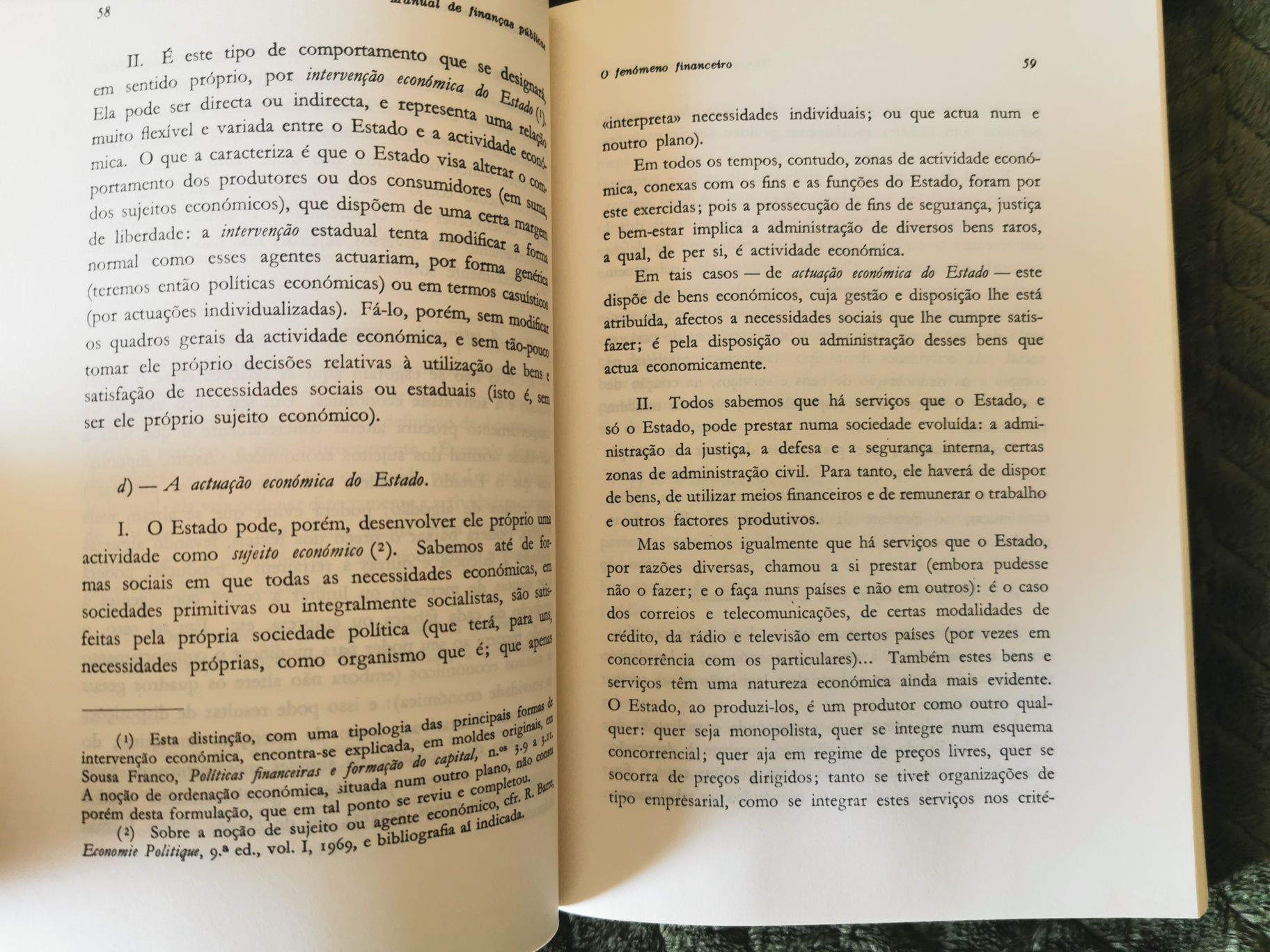 Livros Jurídicos - Finanças Públicas Sousa Franco