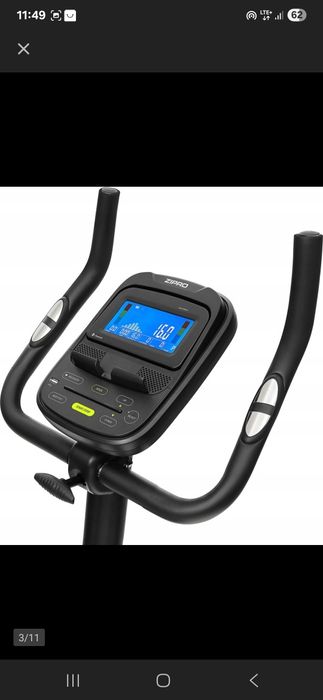 Rower Stacjonarny ZIPRO FLAME Treningowy Magnetyczny iConsole + Kinoma