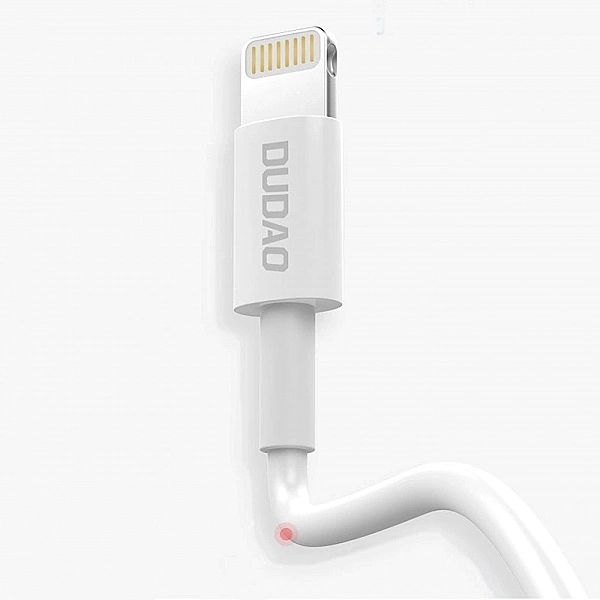 Dudao przewód kabel Usb / Lightning 3a 1m biały (l1l white)
