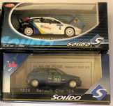 Miniaturas Ford Focus WRC Renault Clio Solido 1/43 c/ caixa