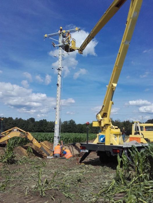 Podnośnik koszowy wynajem i usługi. Firma Max - Lift