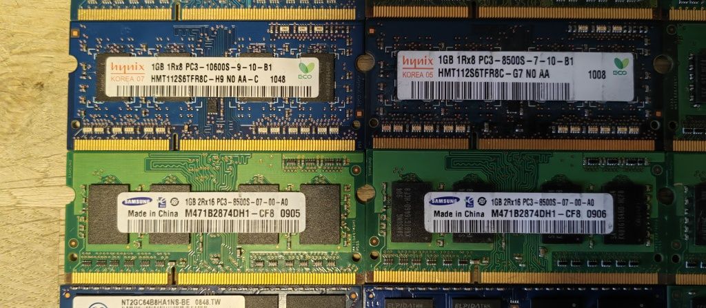 Оперативна пам'ять DDR 3/1Gb/2Gb