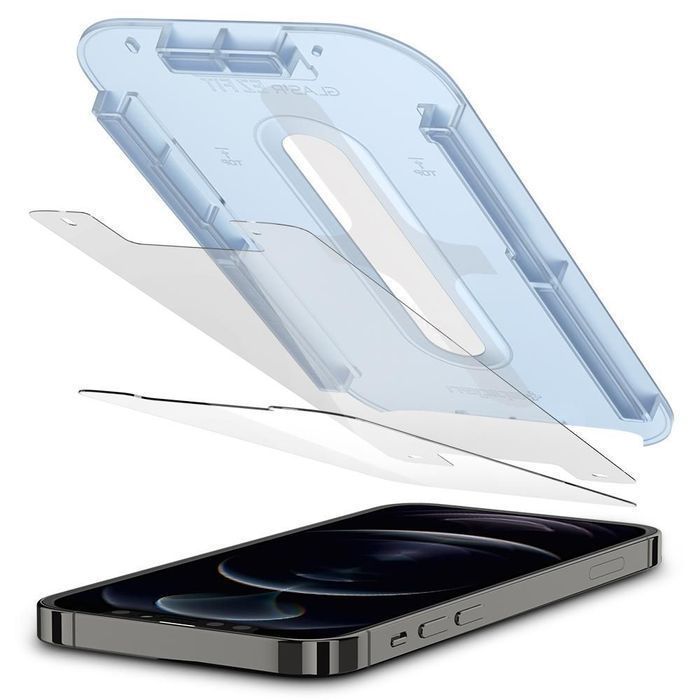 Szkło Hartowane Spigen Glas.TR EZ Fit 2-Pack do iPhone 12/12 Pro