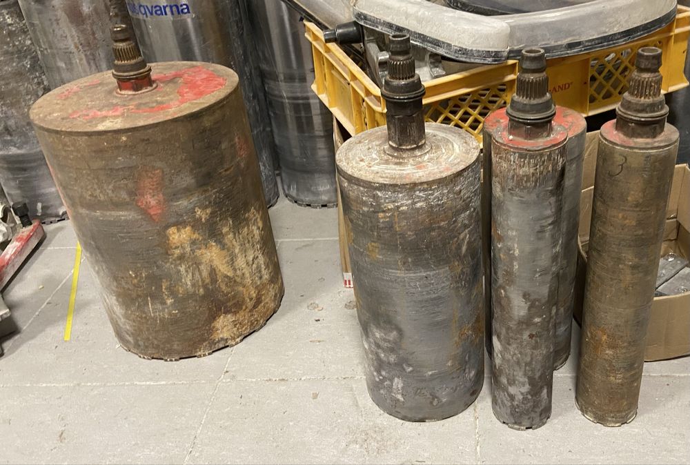 Kominy frezowanie wiercenie diamentowo.