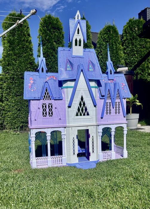 Duży Domek elzy  kraina lodu/ domek dla lalek