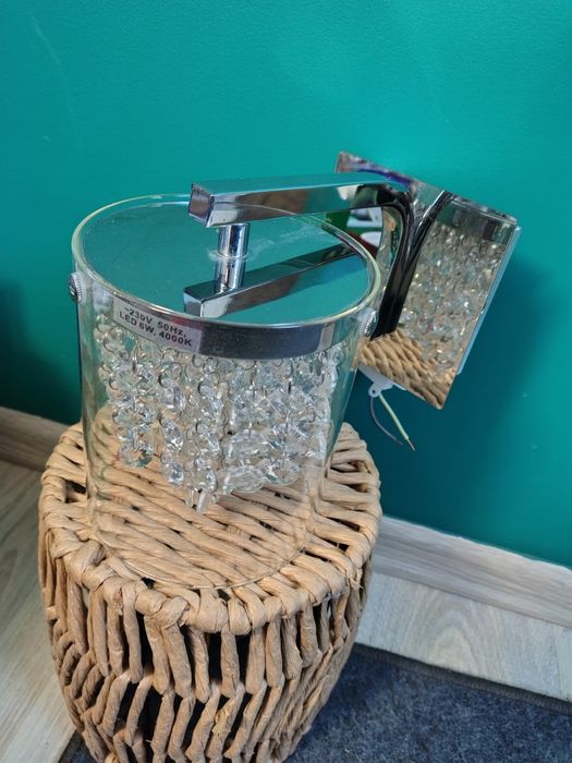 Dwa kinkiety ,lampa ścienna #diamenty #kryształy #glamoure