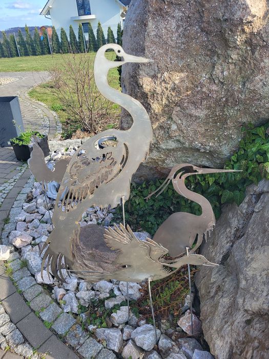 Czapla Żuraw Kogut Kaczka do ogrodu