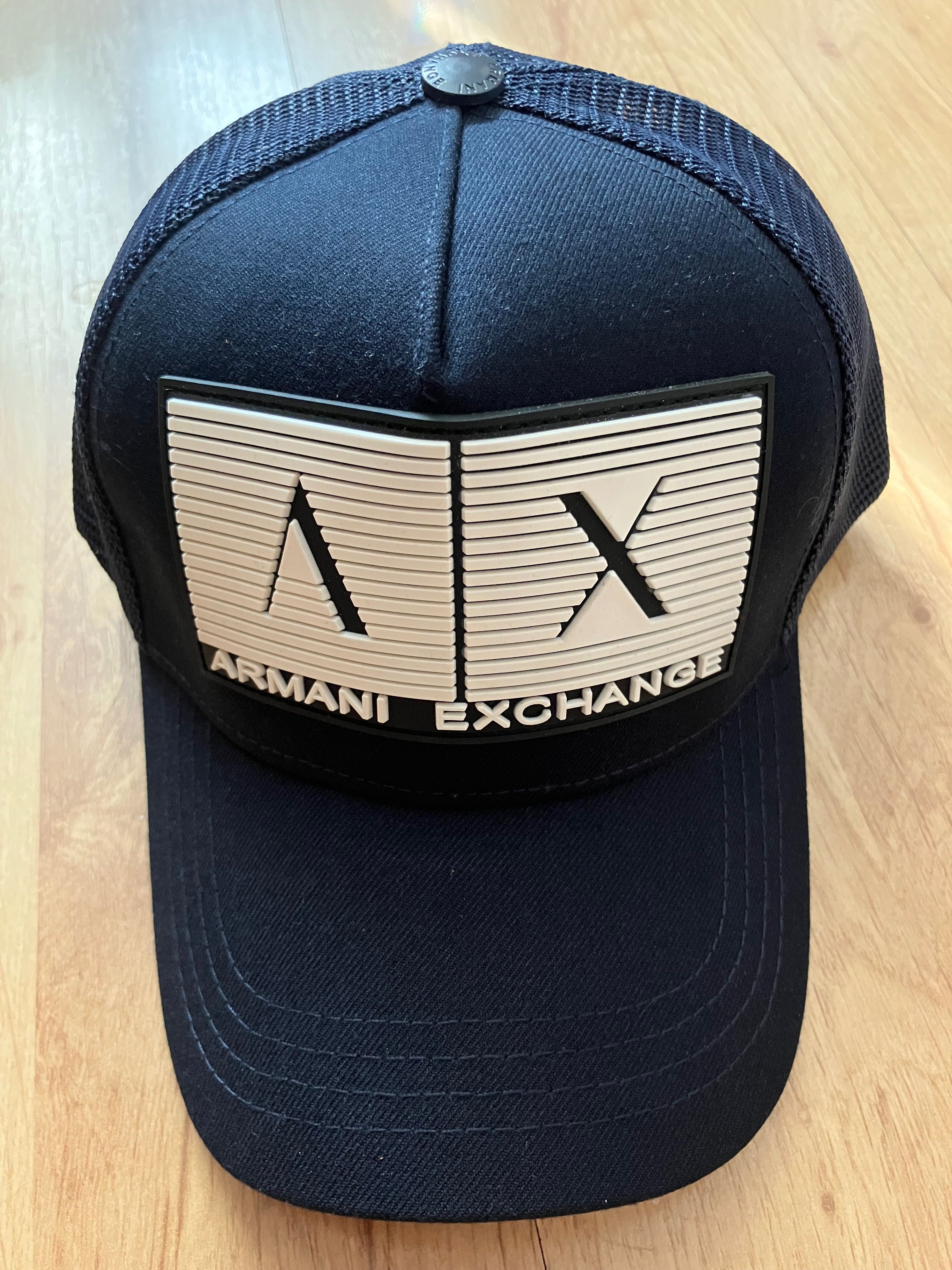 Czapka z daszkiem Armani Exchange Nowa granatowa metka
