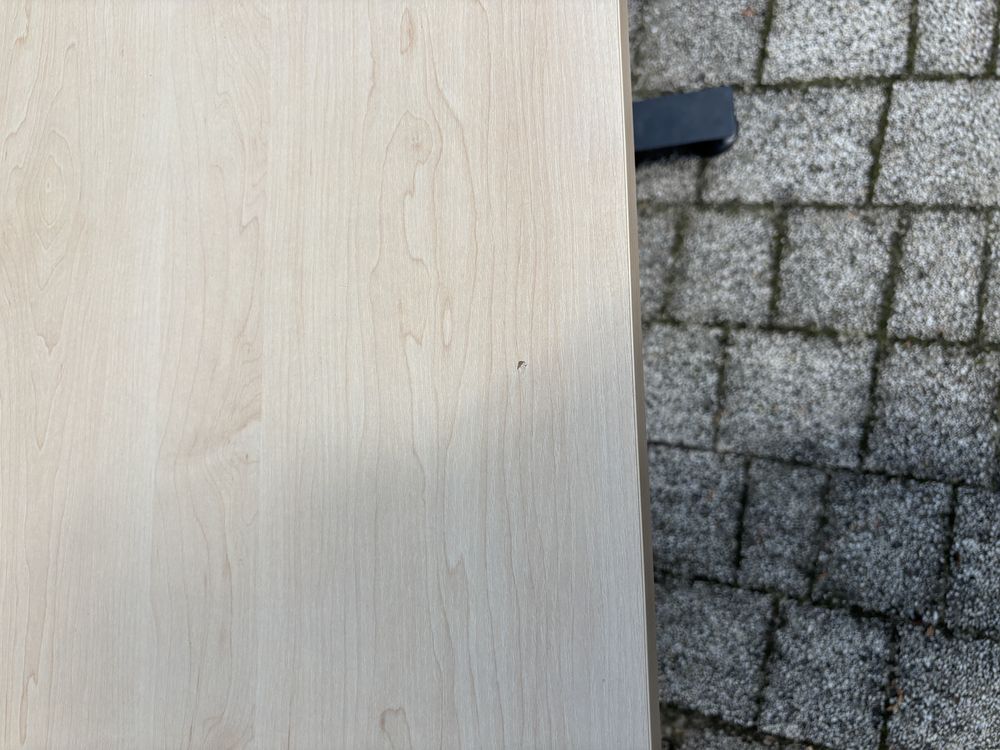 Brązowe biurko 120cm x 70xm