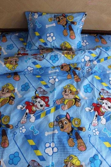 Комплект постельного белья щенячий патруль