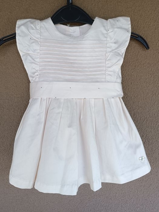 Vestido rosa claro de menina T.6 M