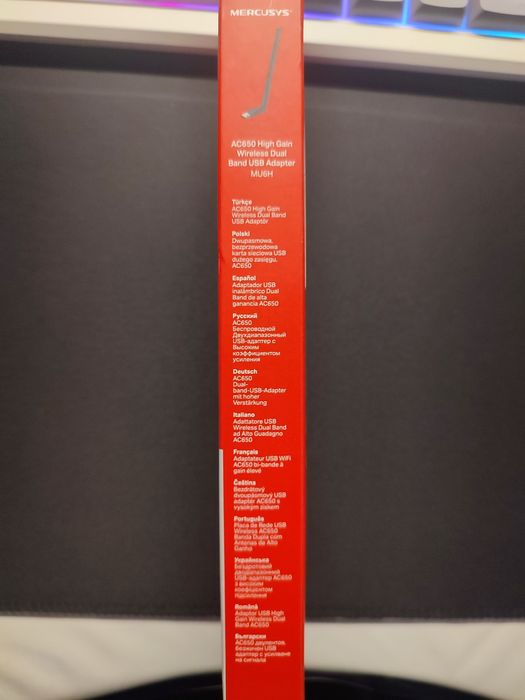 Wi-Fi адаптер Mercusys MU6H AC650 — для швидкого та стабільного інтерн