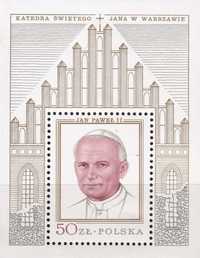 Polska 1979 bl.106a cena 2,60 zł kat.10€ - Jan Paweł II