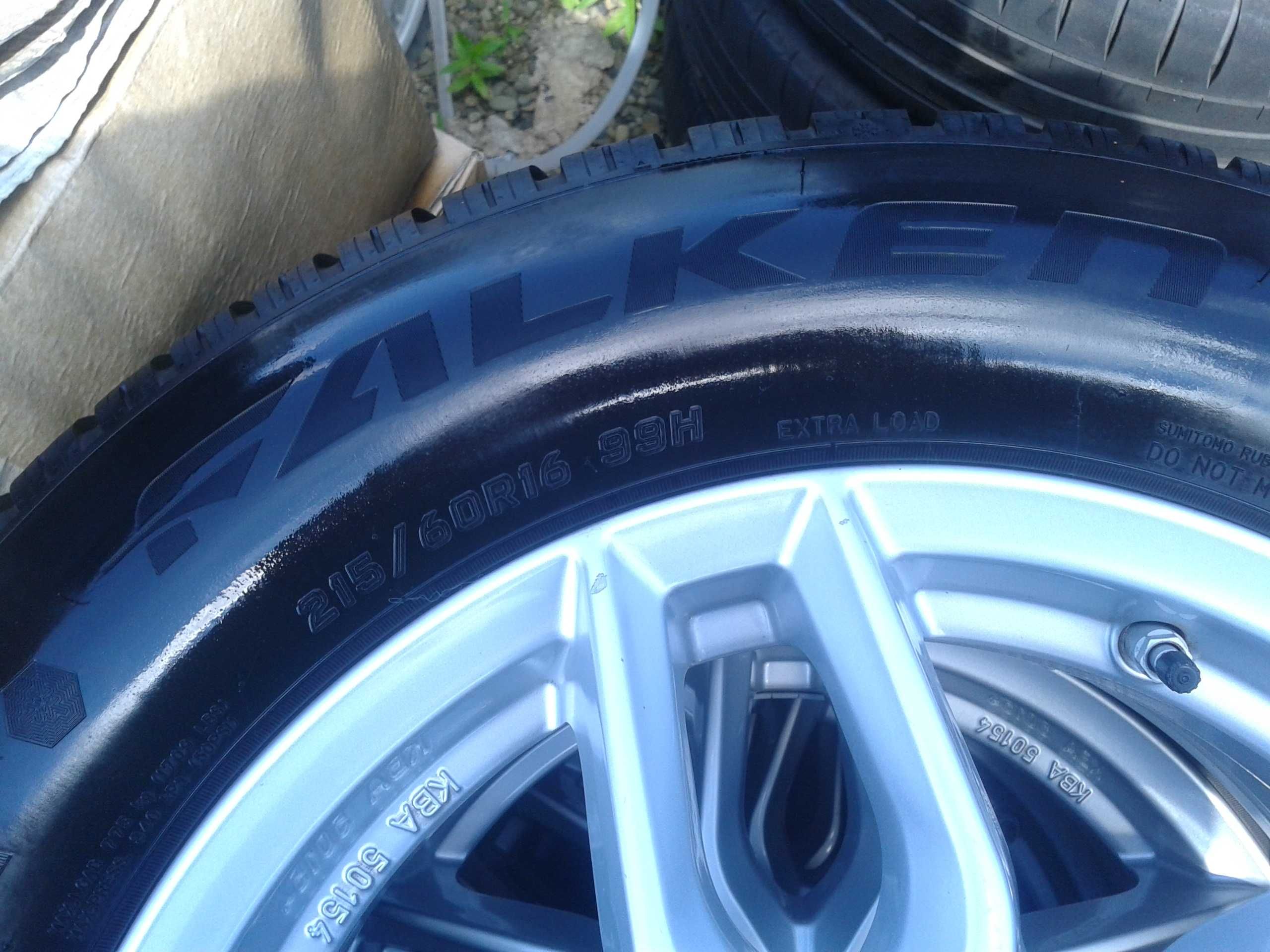 opony r16 falken 215 60 jak nowe 24rok eurowinter hs02 mielec kpl 4szt