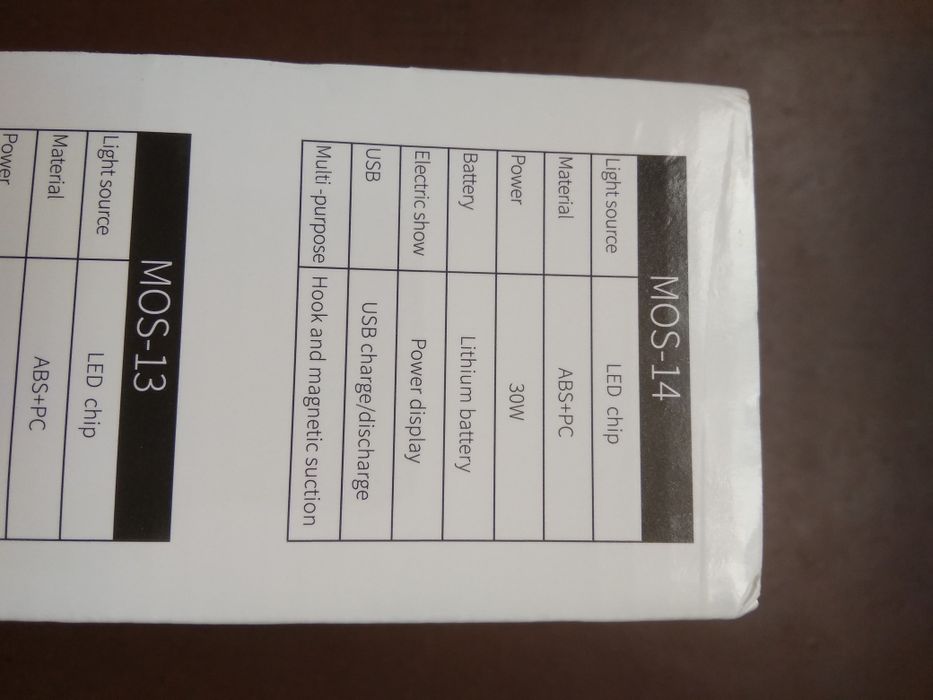 Світильник Акумуляторний Unibrother L-05 Працює до 20 годин