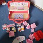 Zestaw hello kitty walizka domek kawiarnia mamy