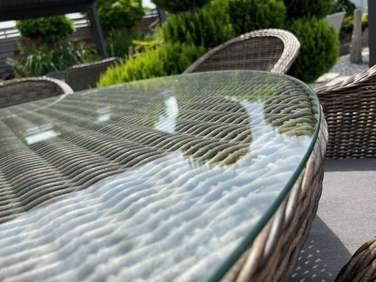 -30% Stół Rondo 130cm + 6 foteli Leonardo, Meble OLTRE