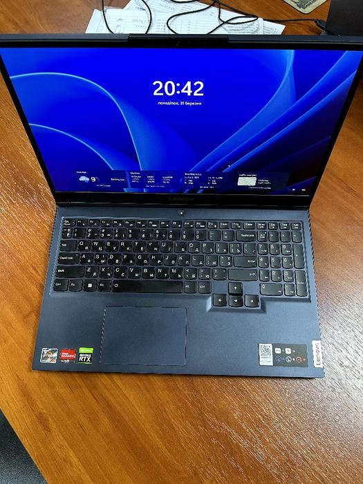 Ноутбук ігровий Lenovo Legion5 15ACH6H (82JU00YKRA) Black