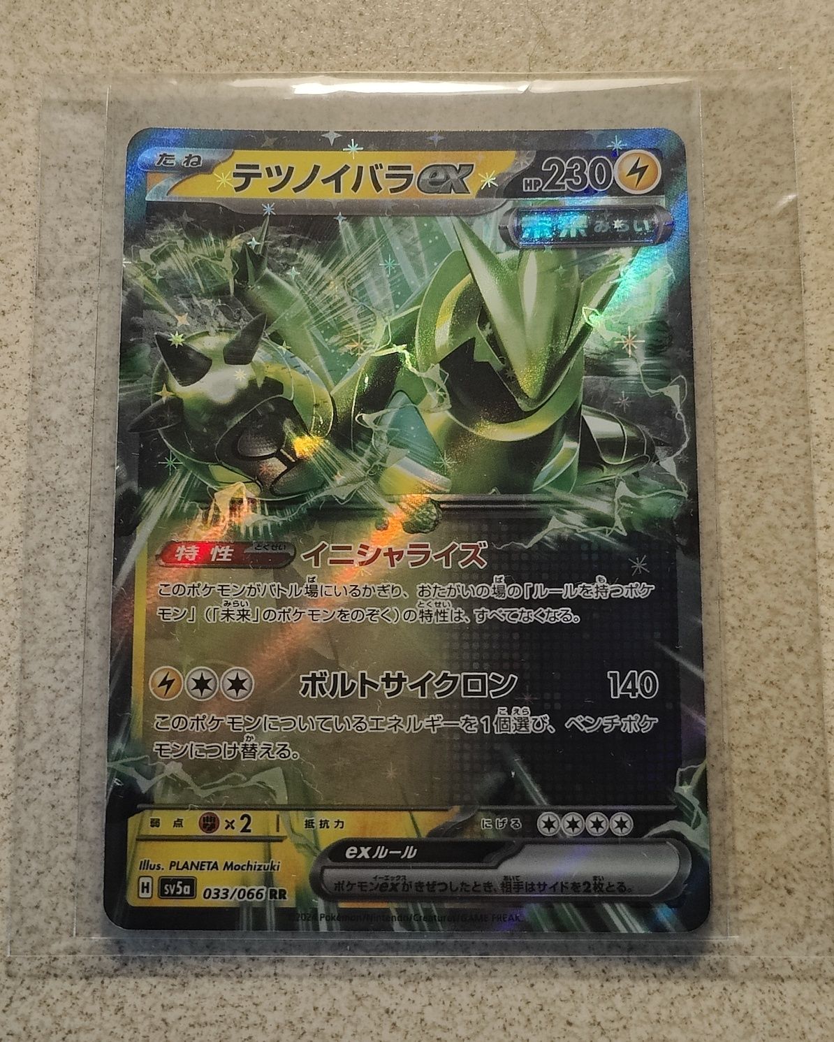 Carta Pokémon Iron Thorns ex