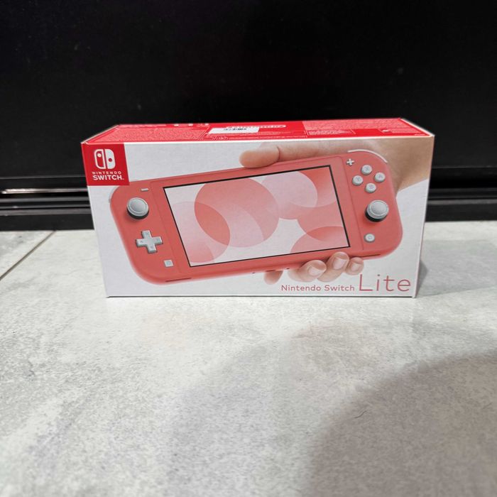 Nowa Konsola Nintendo Switch Lite Coral + gry, przenośna CFW