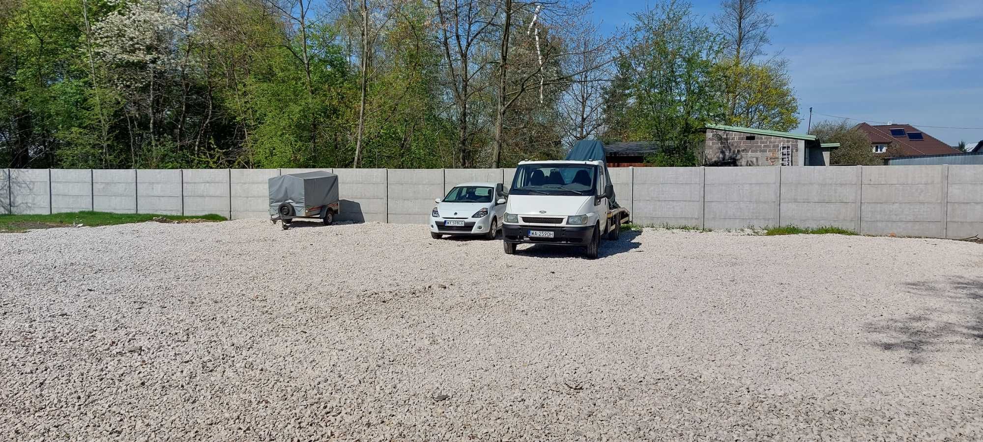 Parking Tarchomin - kamper, przyczepa, bus, laweta, koparka