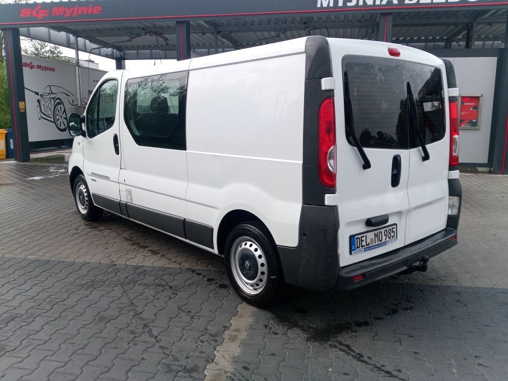 Renault Trafic Lift 2.0Dci 115km 2013rok Brygadówka 6-osobowa Klima Te