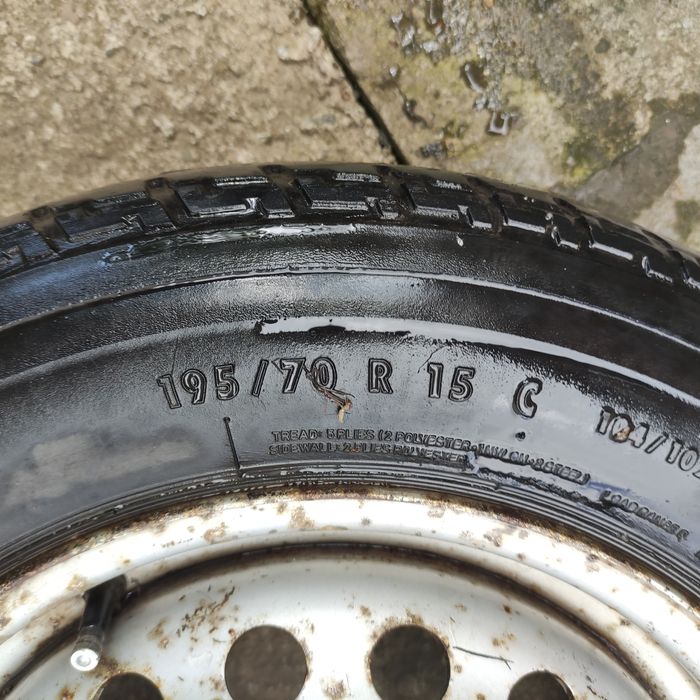 Запаска для Fiat (R14), для малотоннажных бусов (R15)