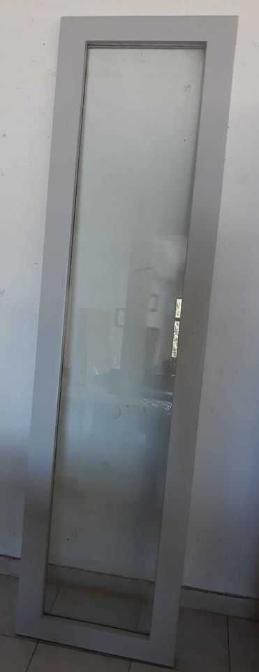 Painel em Vidro Duplo com Moldura em Madeira VINTAGE. (Como Novo)