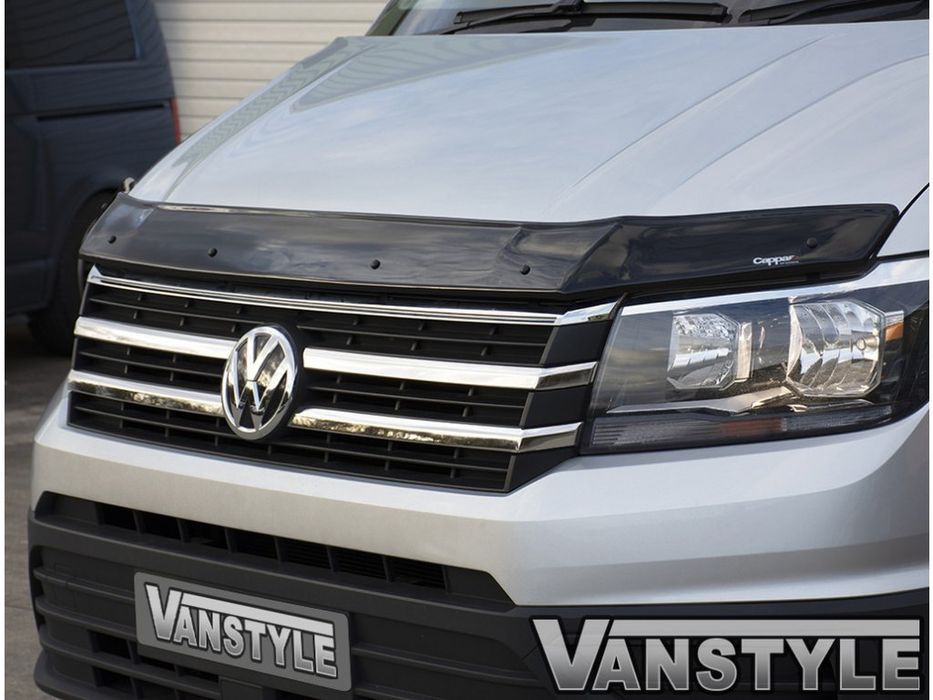 Volkswagen Crafter 2018+, MAN TGE Дефлектор капота (мухобойка) EuroCap
