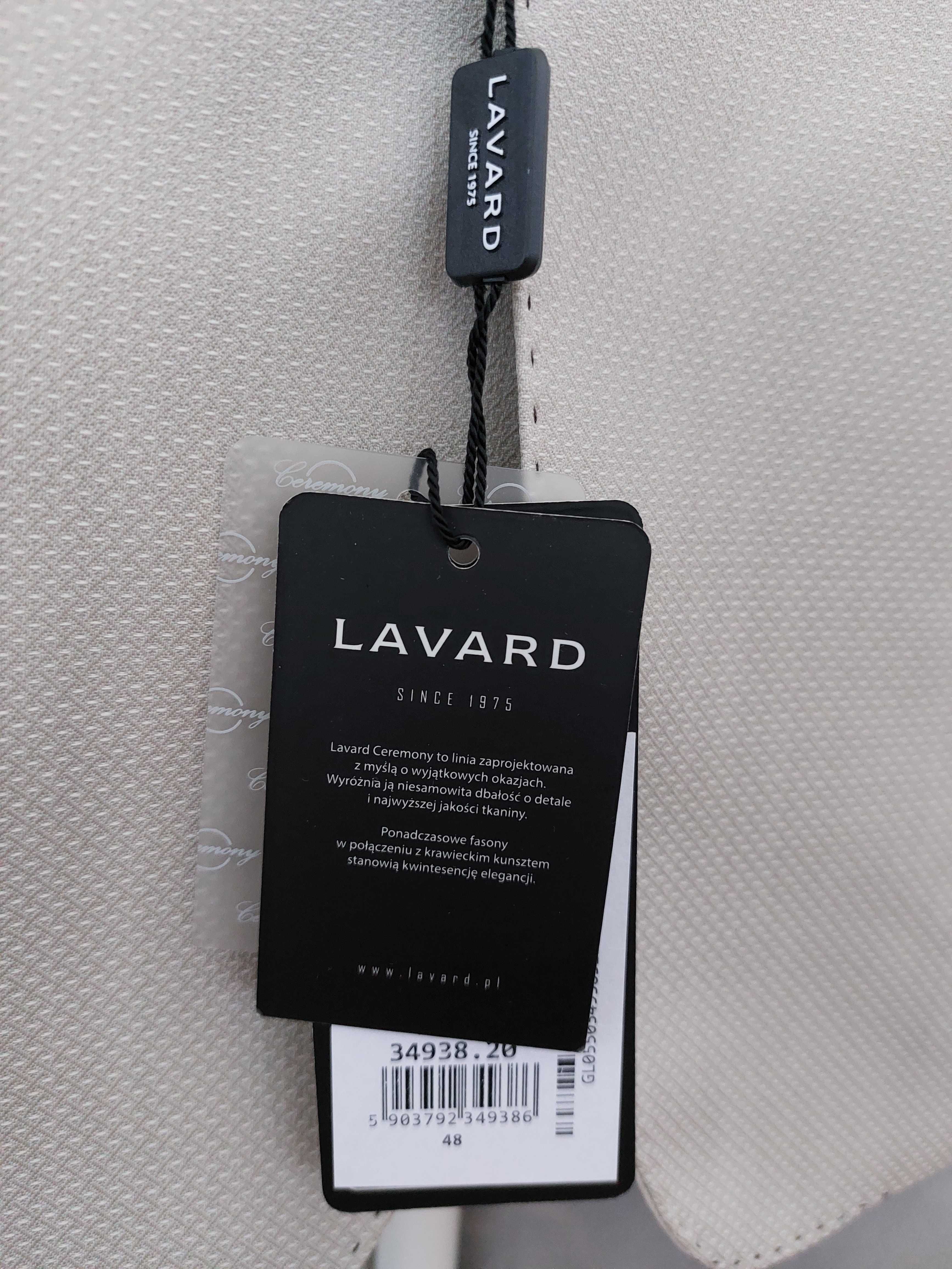 Nowy Garnitur Lavard rozm 48 beżowy