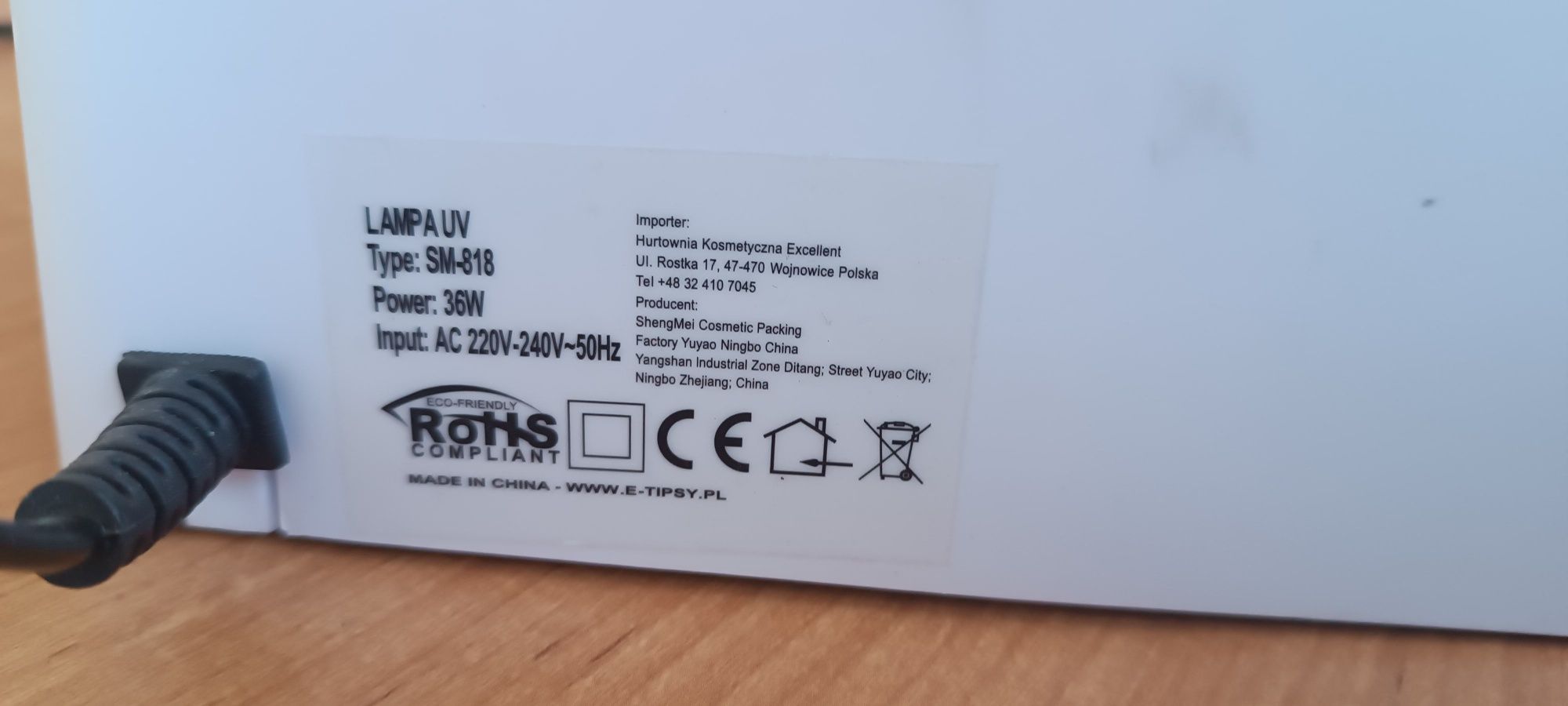 Lampa  manicure UV