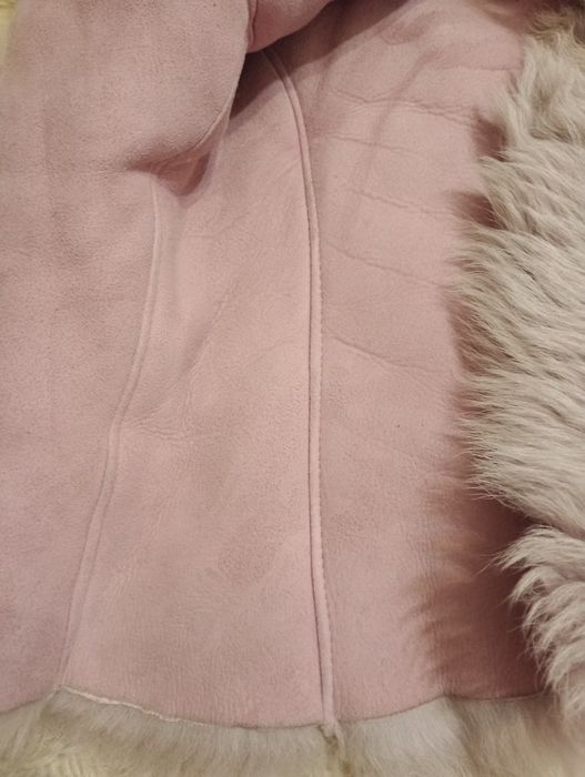 Дубленка -шуба тоскана, двухстороння автоледи известного бренда Kookaї