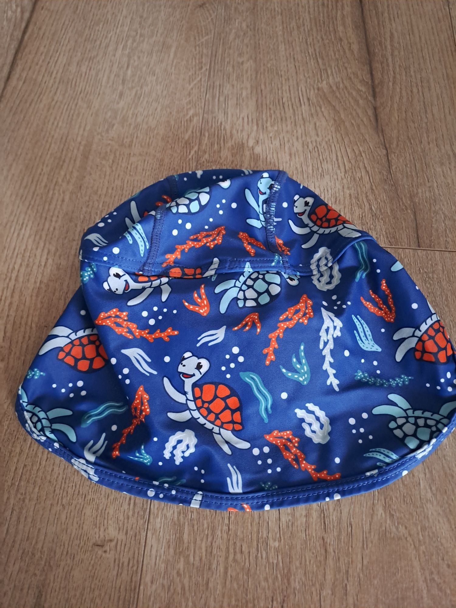 Śliczna ochronna czapeczka plaża basen na 18-24 m-ce