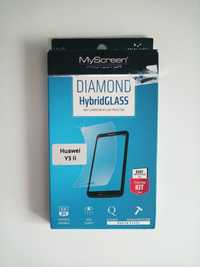 Nowe! Diamond hybrid glass Huawei Y3 II