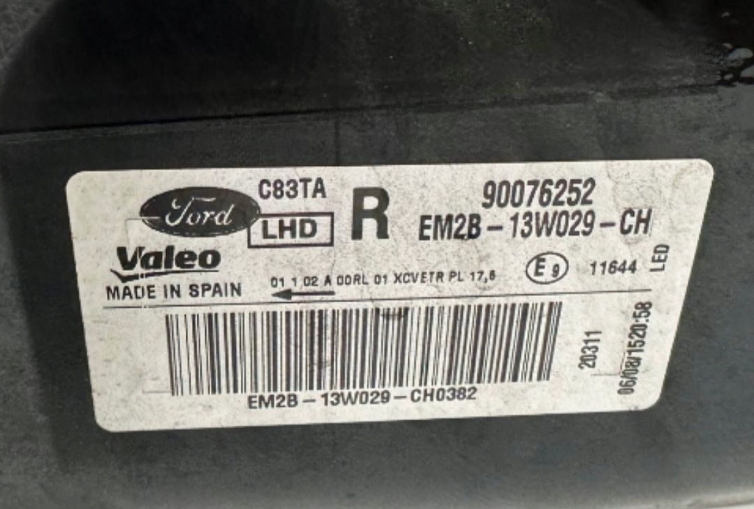 Lampa Reflektor Ford S-Max MK2 Full Led