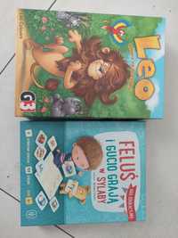 Leo wybiera się do fryzjera + Feluś i Gucio gry planszowe dla dzieci