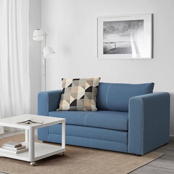 Kanapa Sofa Ikea Askeby rozkladana 2-osobowa niebieska Stan bdb Gdynia