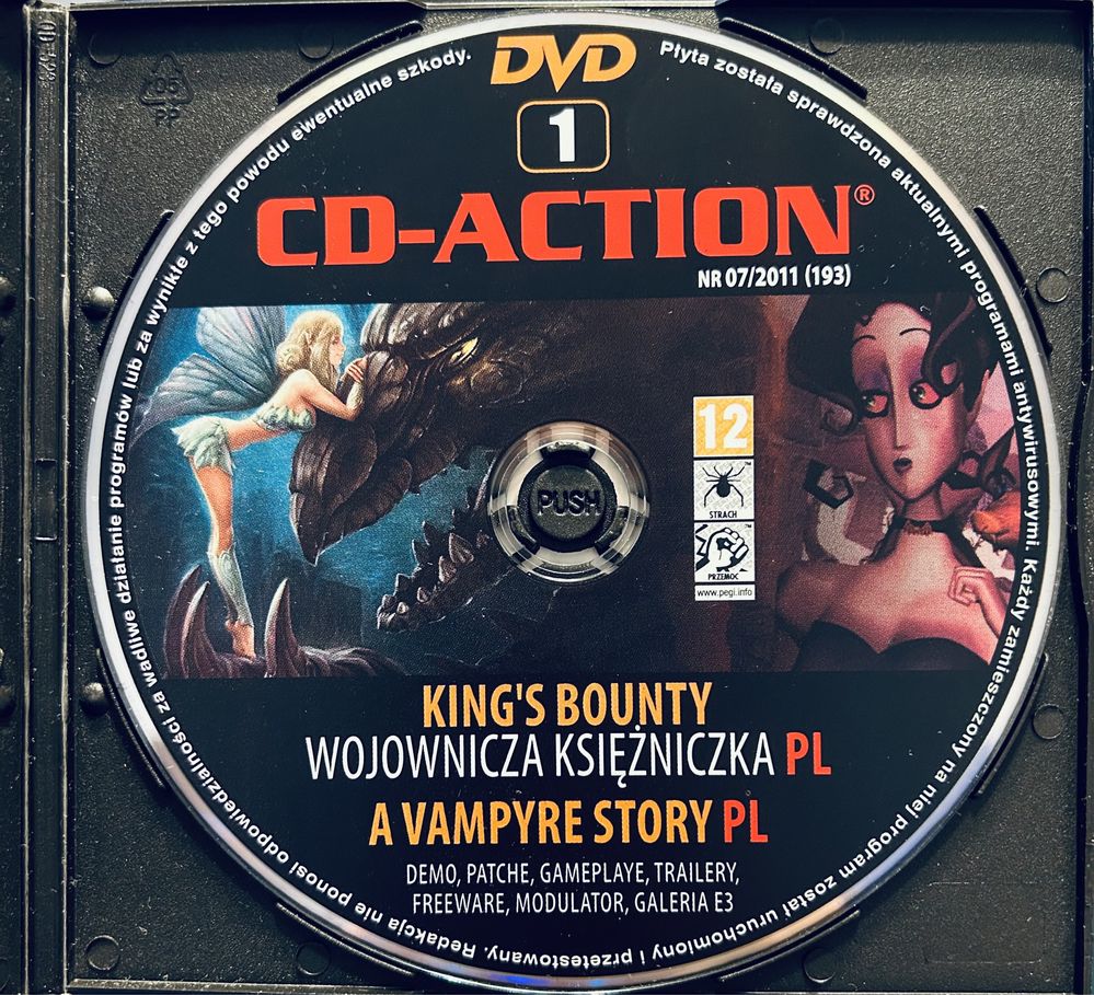 Gry PC CD-Action DVD #1 nr 193: King’s Bounty, A Vampyre Story