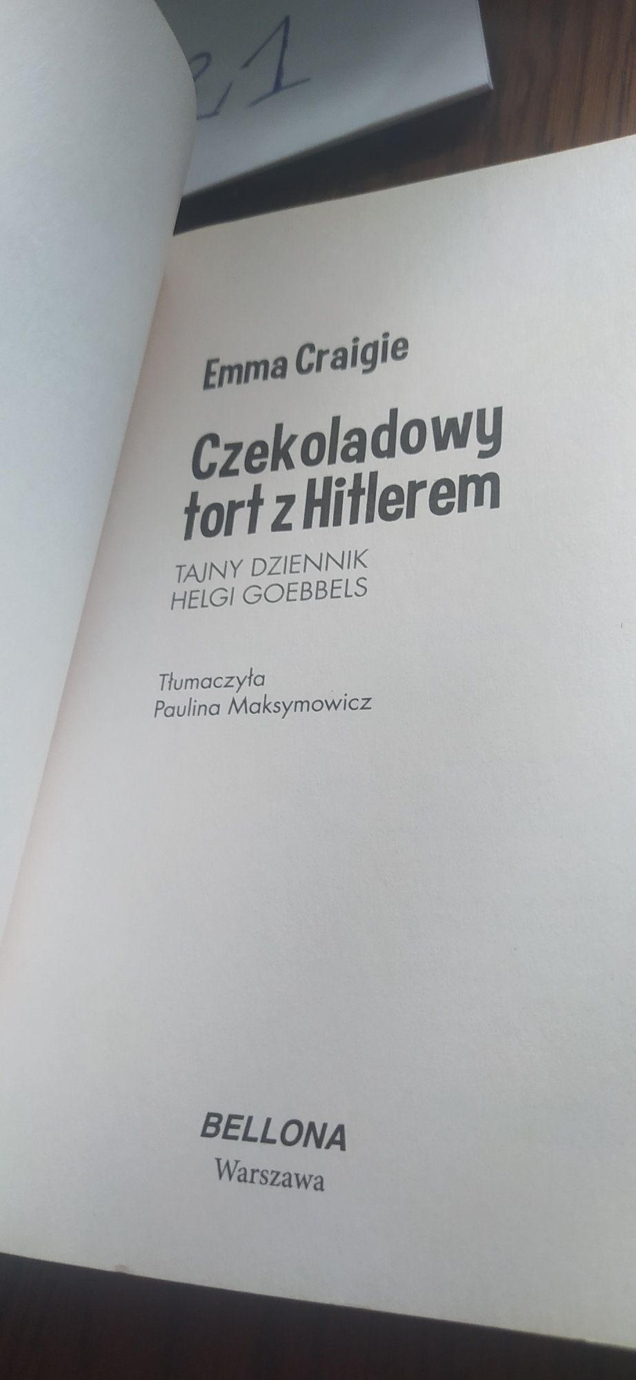 Czekoladowy tort z Hitlerem Emma Craigie