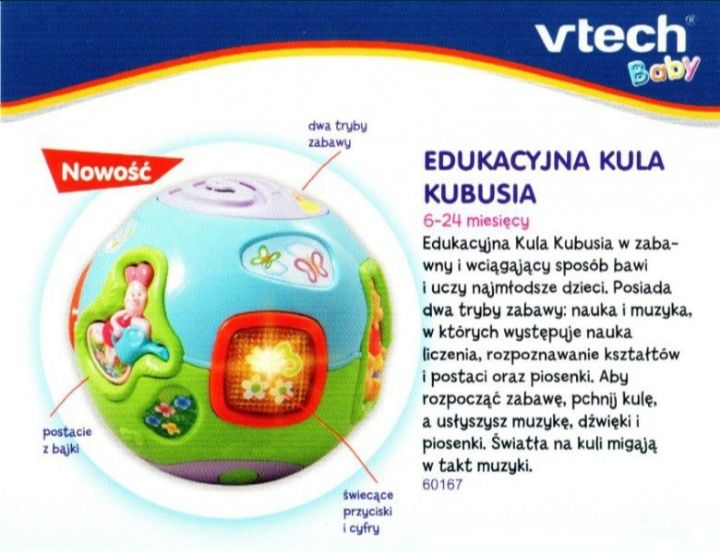 Interaktywna Kula Kubusia Puchatka dla dzieci VTech