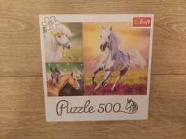 Puzzle 500 Nowe-Konie