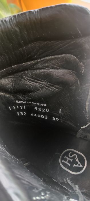 ASH байкерские ботинки, 39 р