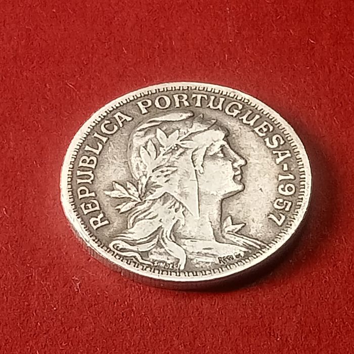 Moeda 50 centavos 1957