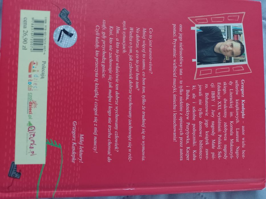 Grzegorz Kasdepke bon czy ton książka dla dzieci