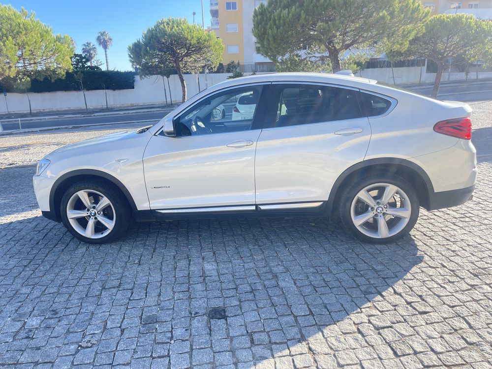 BMW X4 branco perola,caixa automatica e teto de abrir