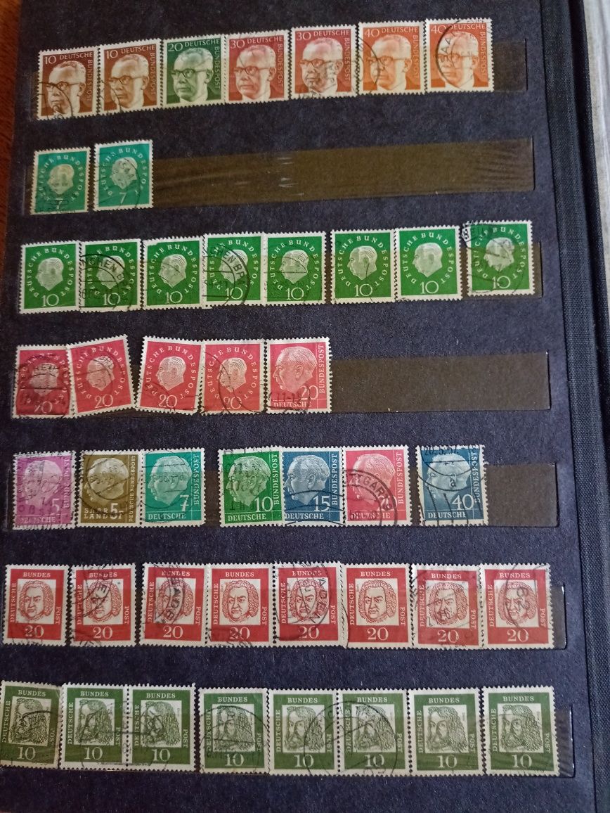 Kolekcja znaczków z Polski i świata